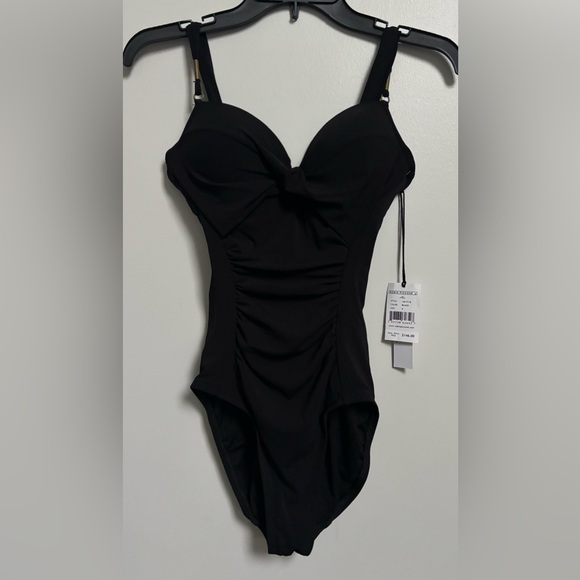 Robin Piccone Other - Robin Piccone Black One-Piece Swimsuit, Size 6